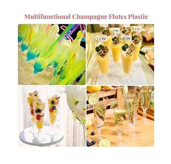 50 Copas De Champagne Copa Acrilico Copas Champaña copas acrílica copas champagne 5oz/162ml-5