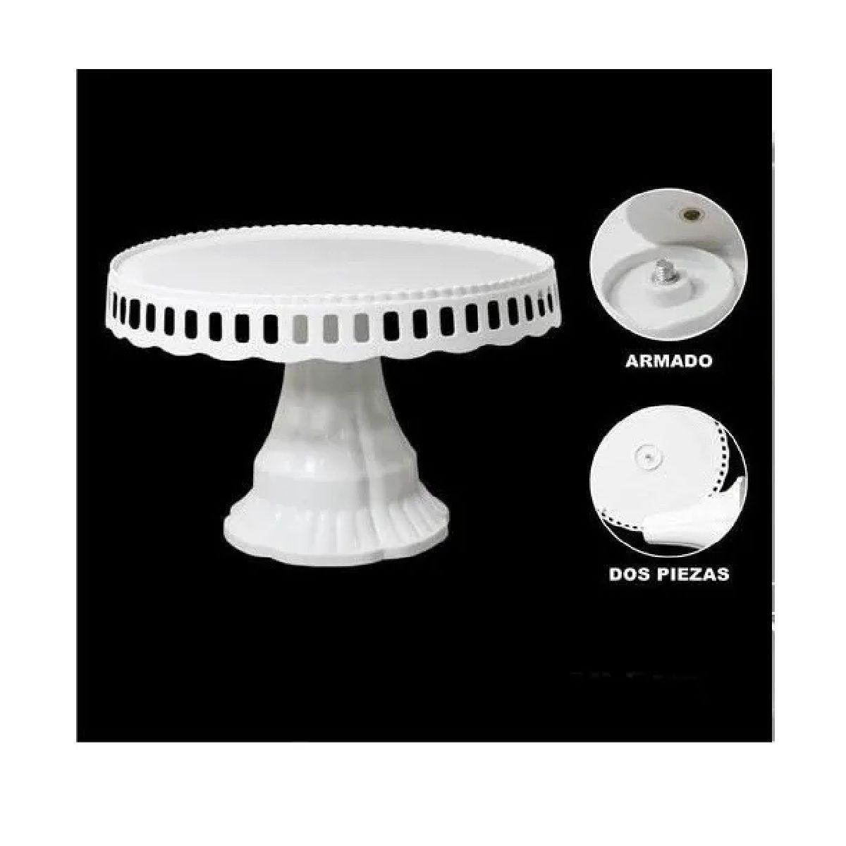 Porta Torta Con Tapa Bases Para Tortas Tortero Alzador 32cm-3