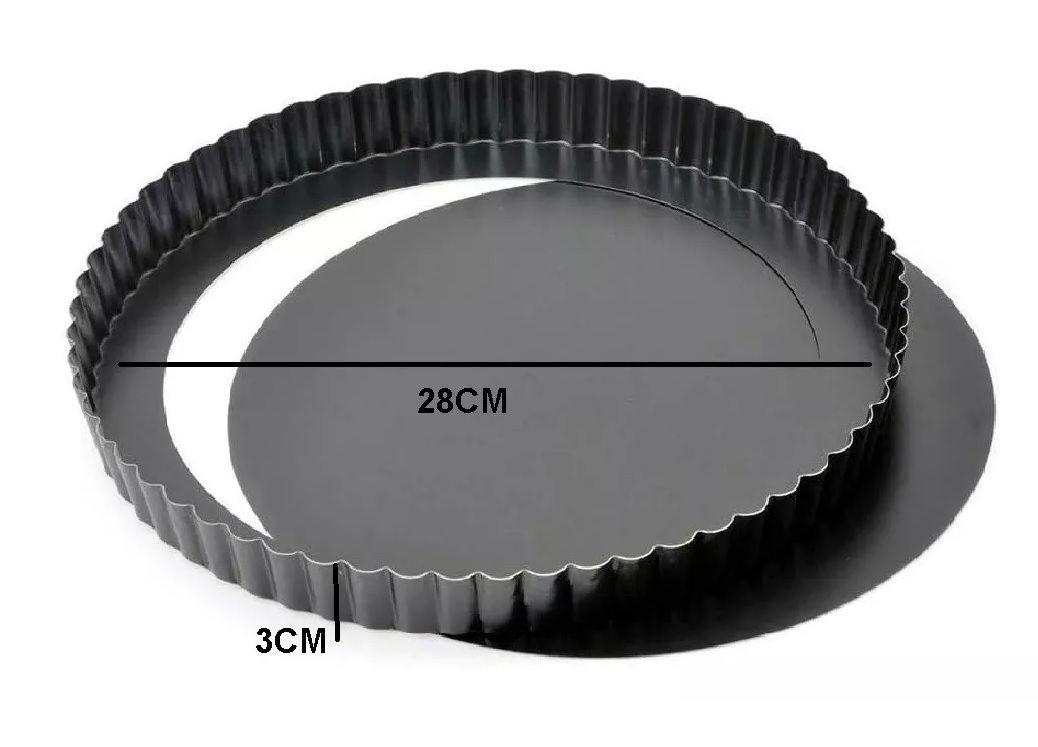 Pack X2 Molde Desmontable Moldes Desmontables Moldes 28cm-2