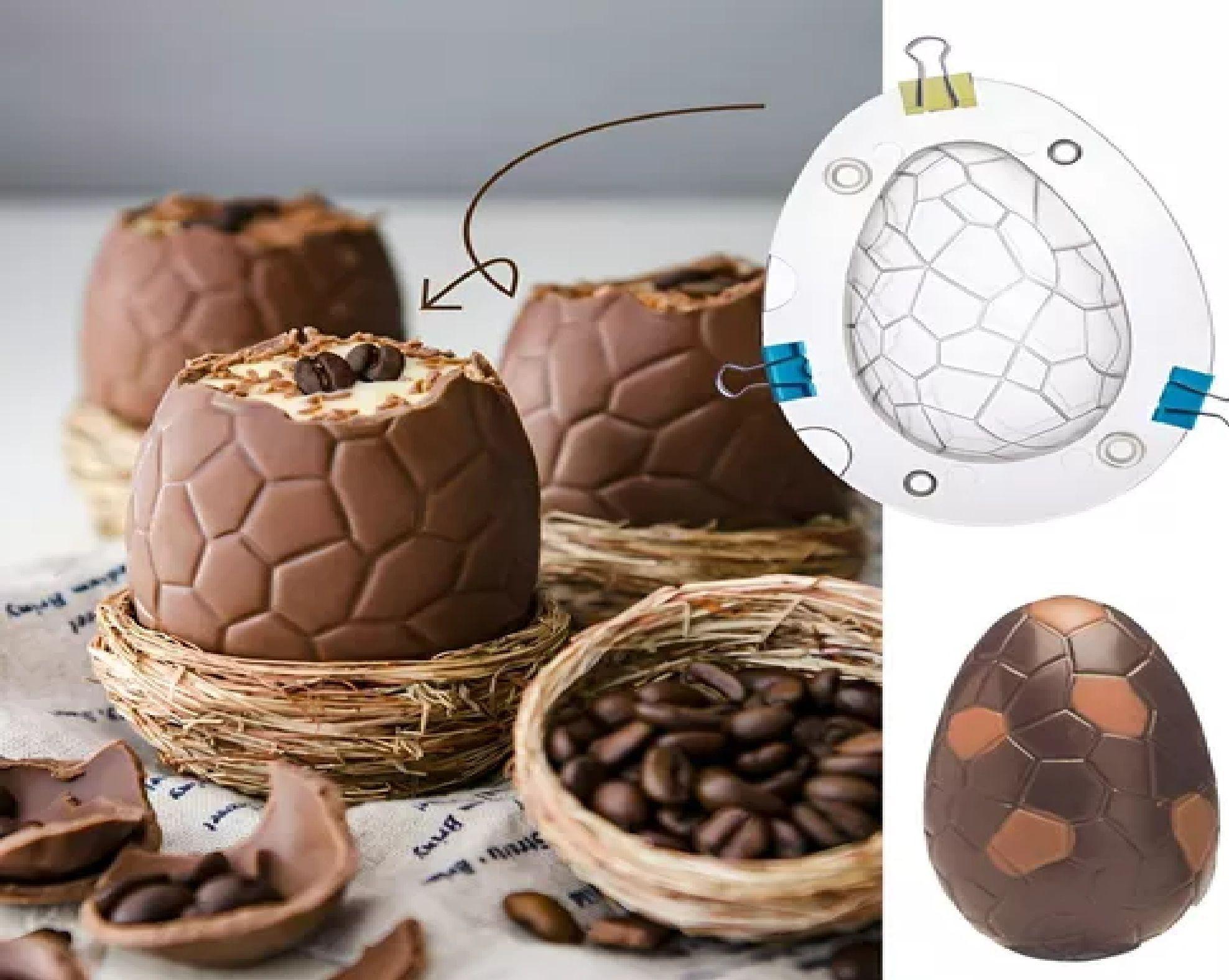Molde Chocolate Policarbonato Moldes Reposteria Huevo Pascua-5