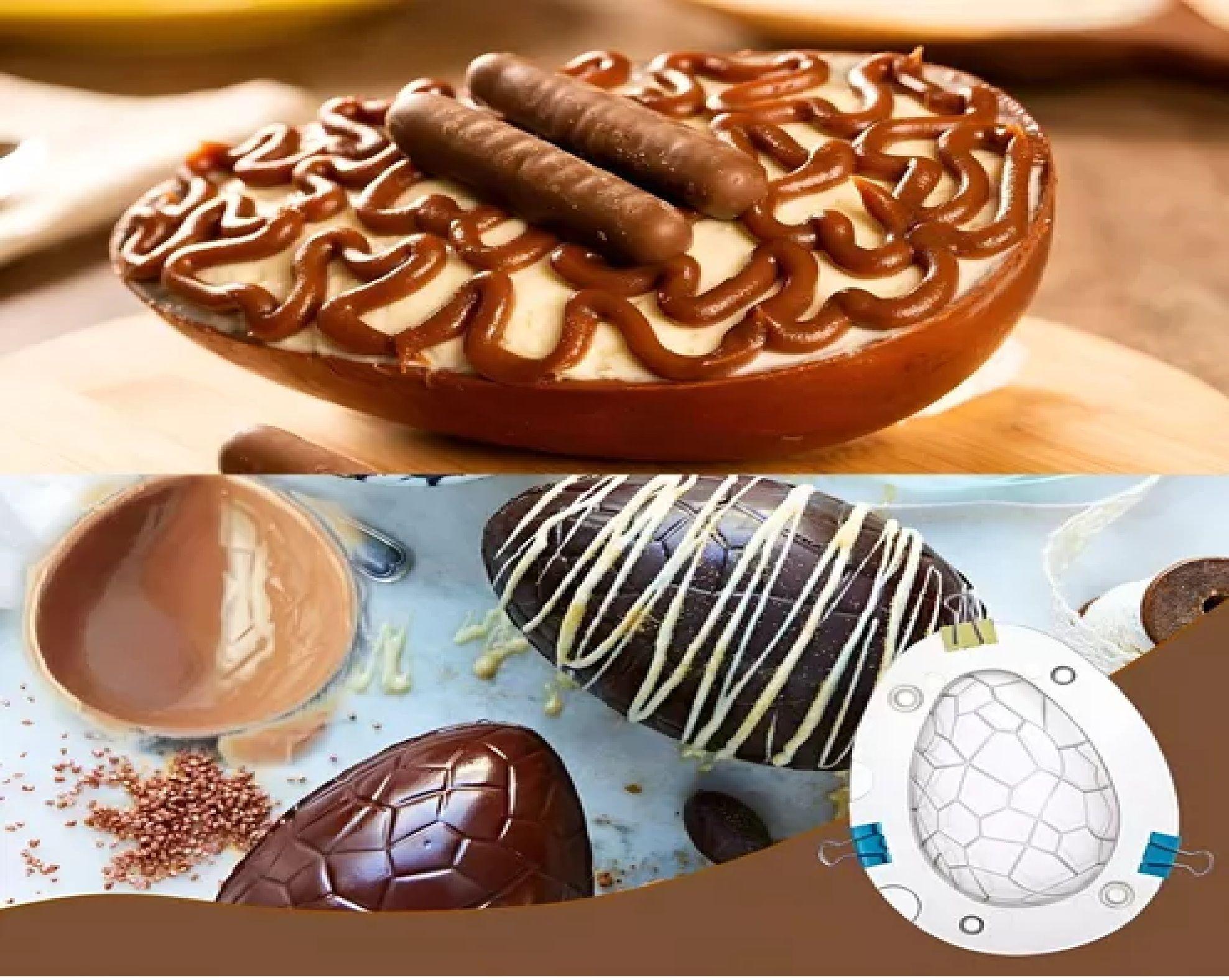 Molde Chocolate Policarbonato Moldes Reposteria Huevo Pascua-6
