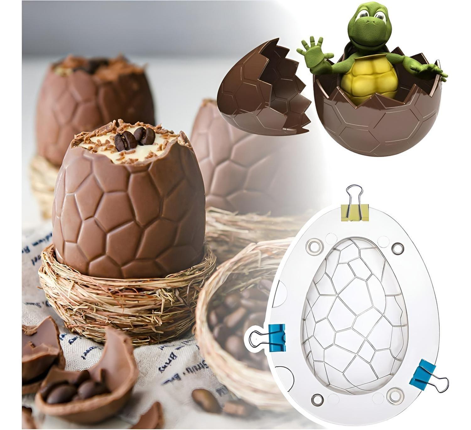 Molde Chocolate Policarbonato Moldes Reposteria Huevo Pascua-9