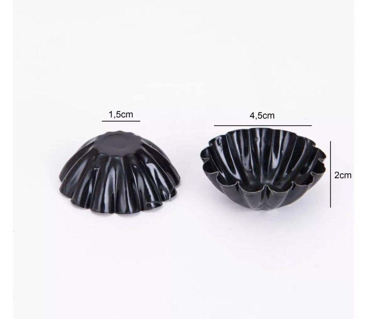 Pack X24 Molde Mini Tartaleta Tarta Moldes Reposteria 4,5cm-2
