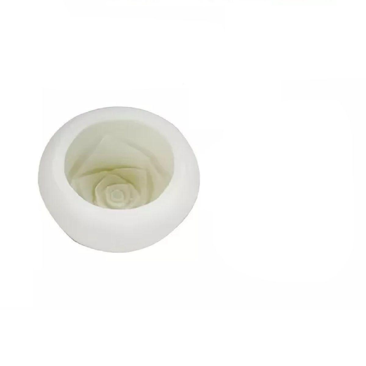 Molde Silicona Moldes Para Hacer Velas Molde Jabones Rosa 3d-0