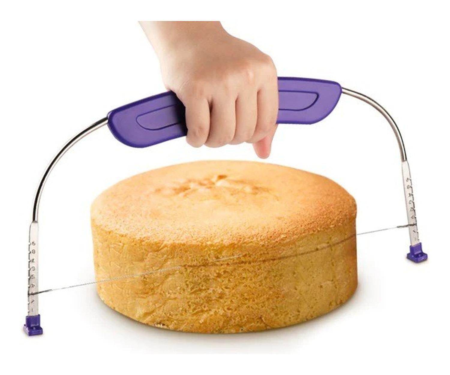 Cortador De Bizcocho Cortador De Torta Cortador Masa Alambre-7