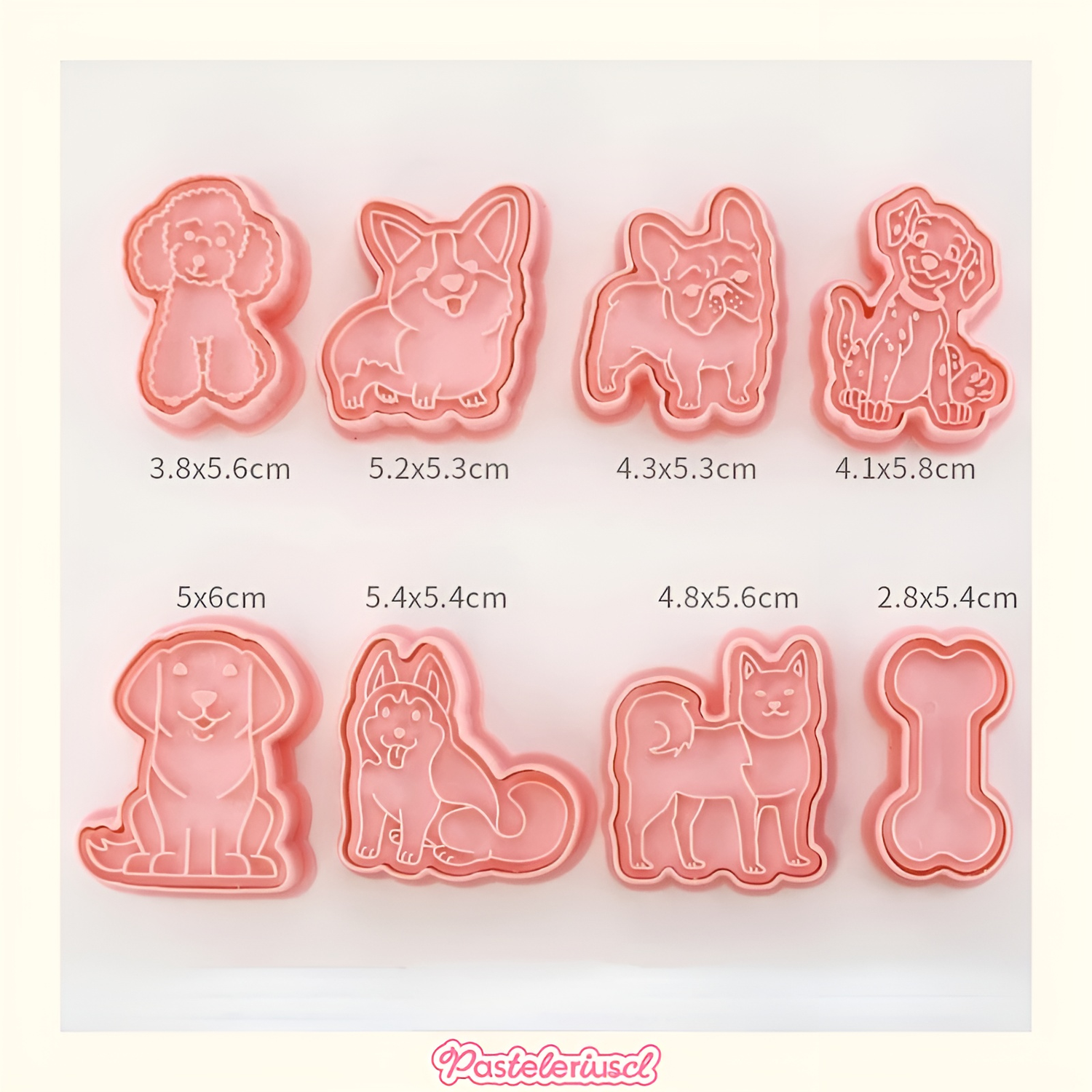 Moldes Para Galletas Perros Molde Galletas Mascotas Cortador-2