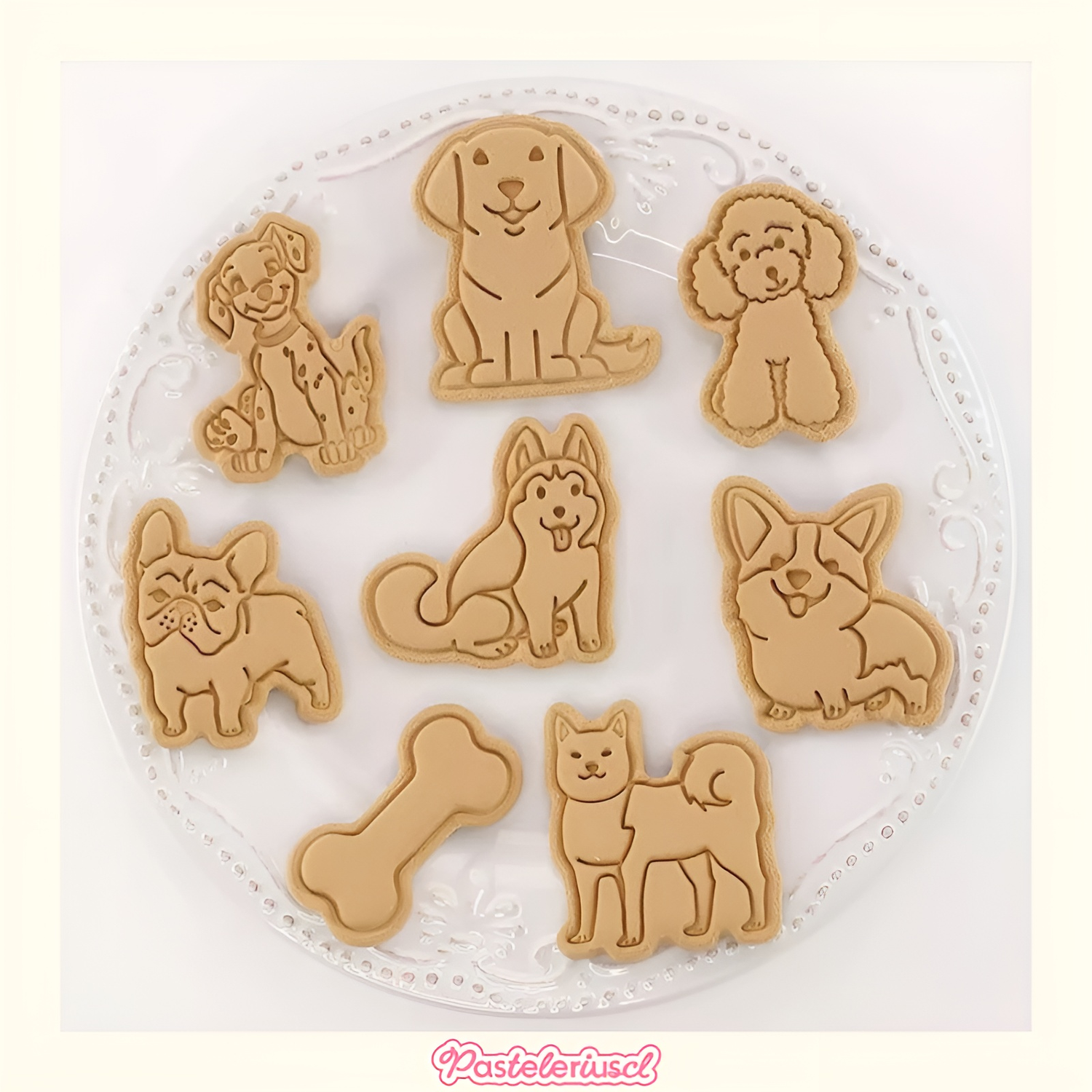 Moldes Para Galletas Perros Molde Galletas Mascotas Cortador-3