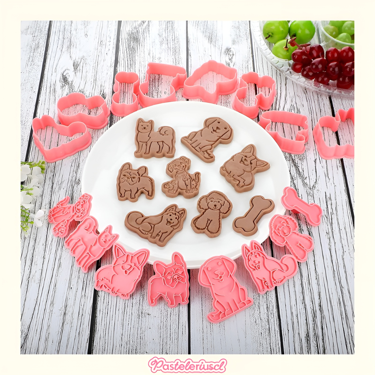 Moldes Para Galletas Perros Molde Galletas Mascotas Cortador-5