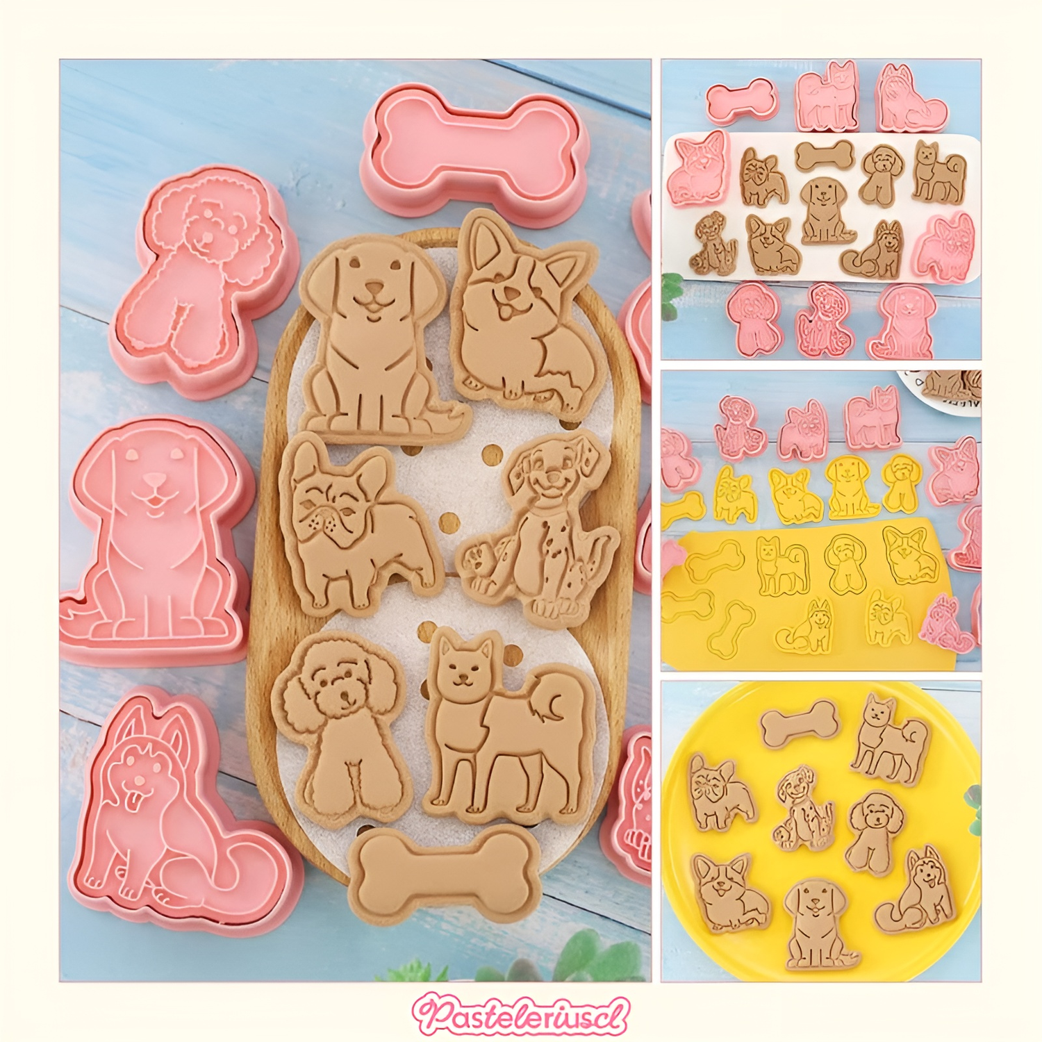 Moldes Para Galletas Perros Molde Galletas Mascotas Cortador-7