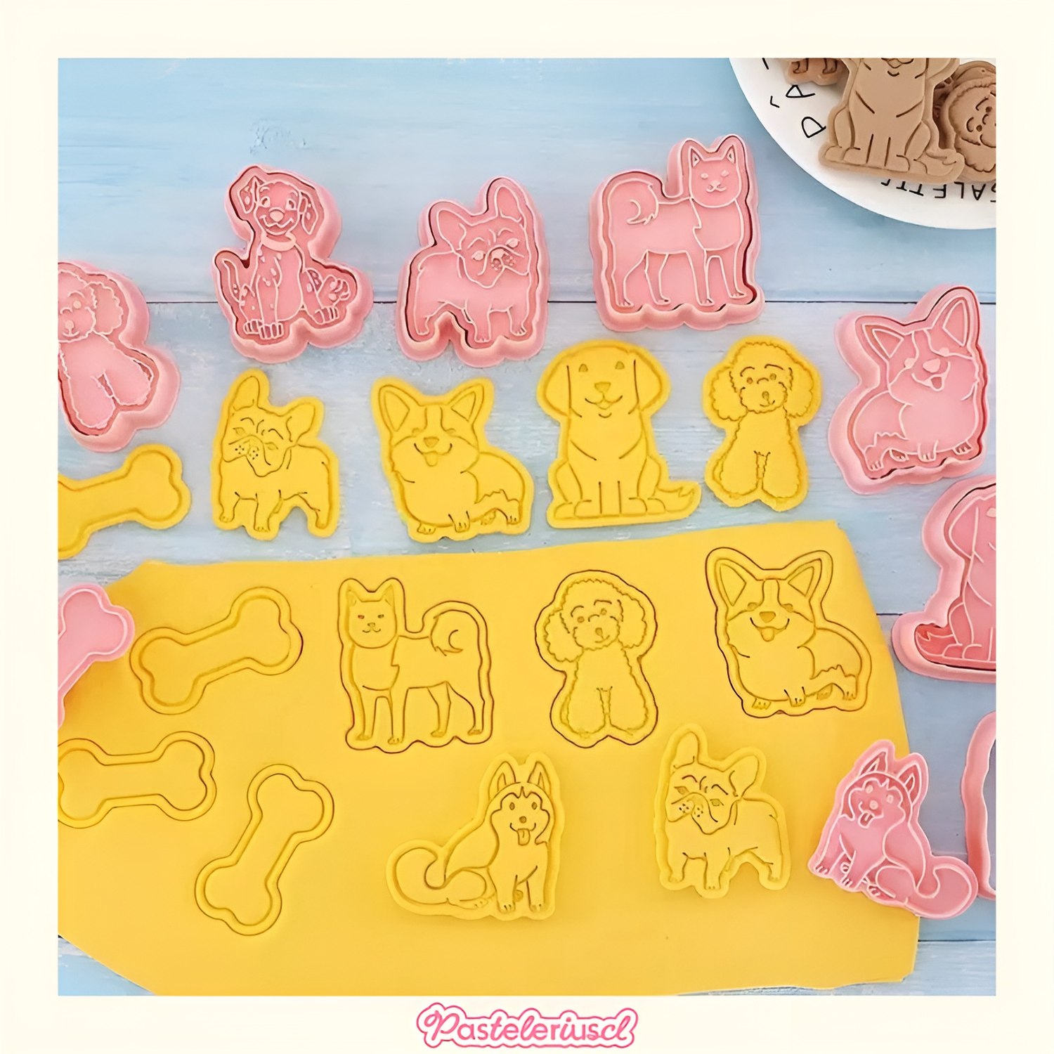 Moldes Para Galletas Perros Molde Galletas Mascotas Cortador-8