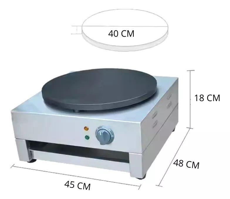 Maquina Para Panqueques Panquequera Crepera 3000w-2