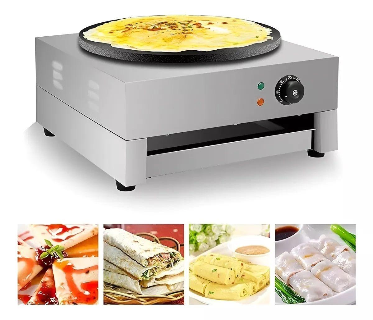 Maquina Para Panqueques Panquequera Crepera 3000w-4