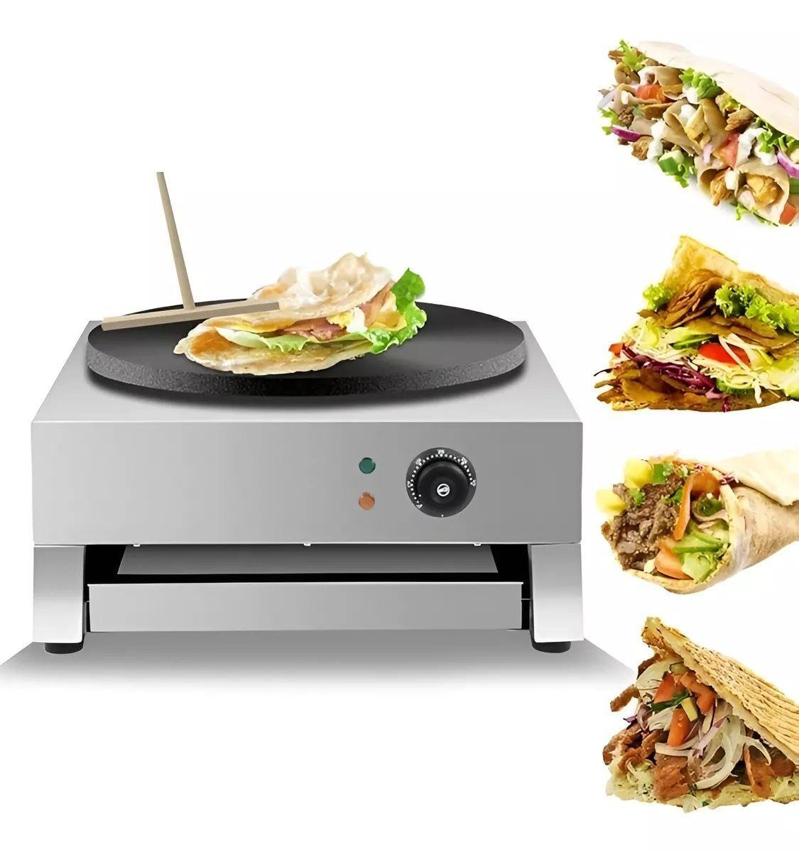 Maquina Para Panqueques Panquequera Crepera 3000w-5