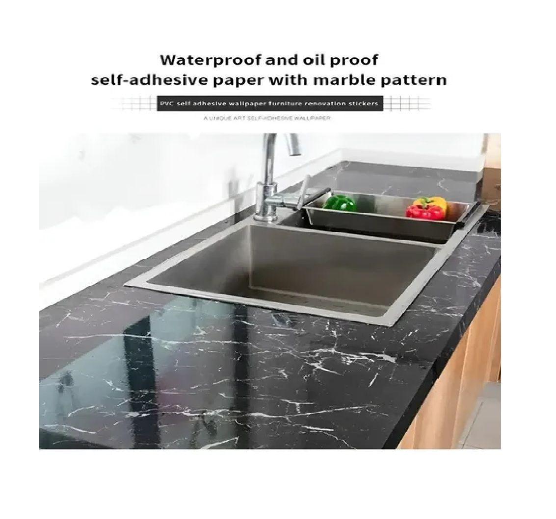 Papel Para Pared Papel Mural Pvc Autoadhesivo 10mts Marmol-3