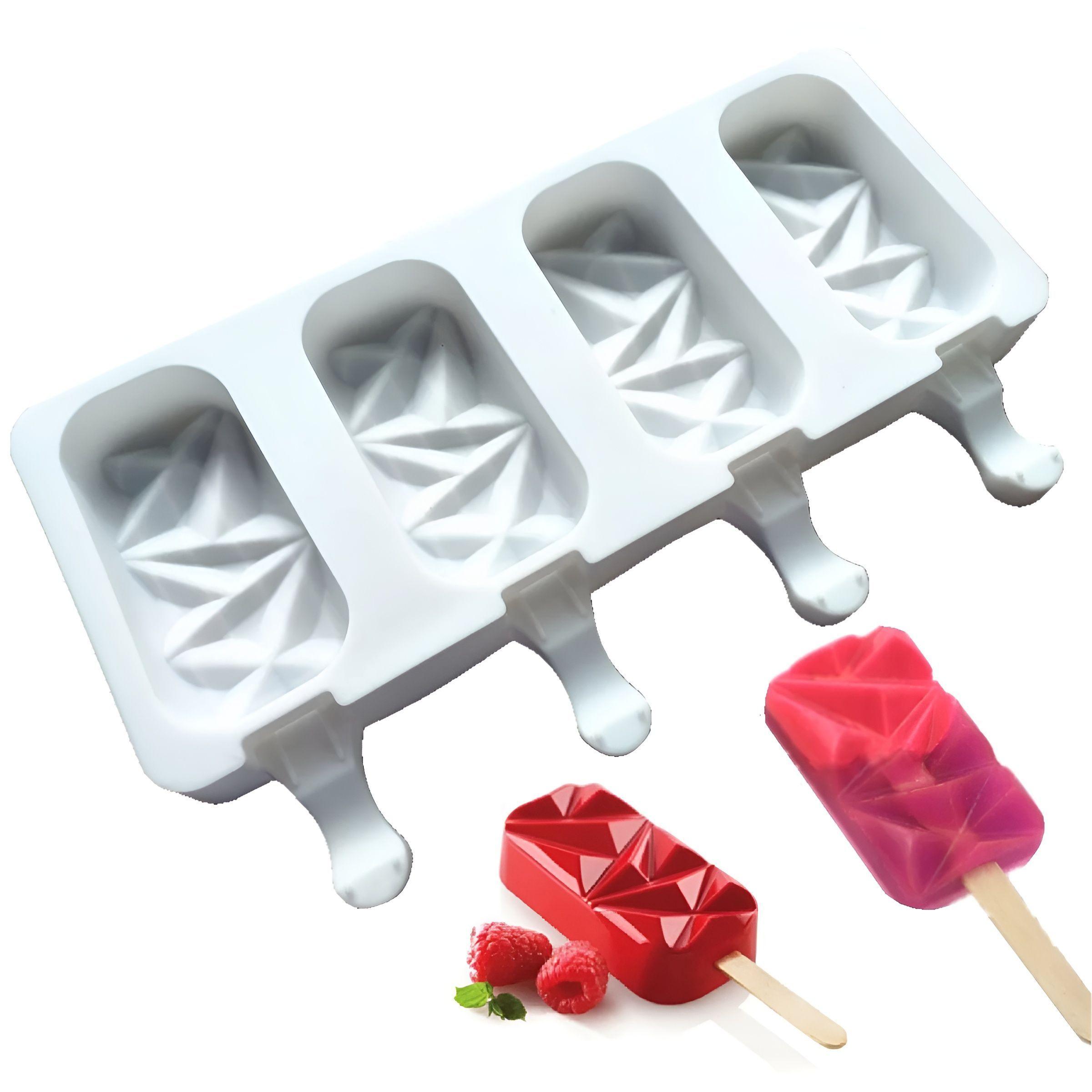 Moldes Para Helados Paletas Molde Helado Silicona Molde 108-0