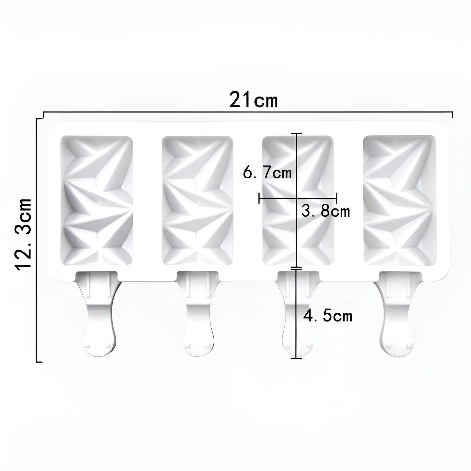 Moldes Para Helados Paletas Molde Helado Silicona Molde 108-2