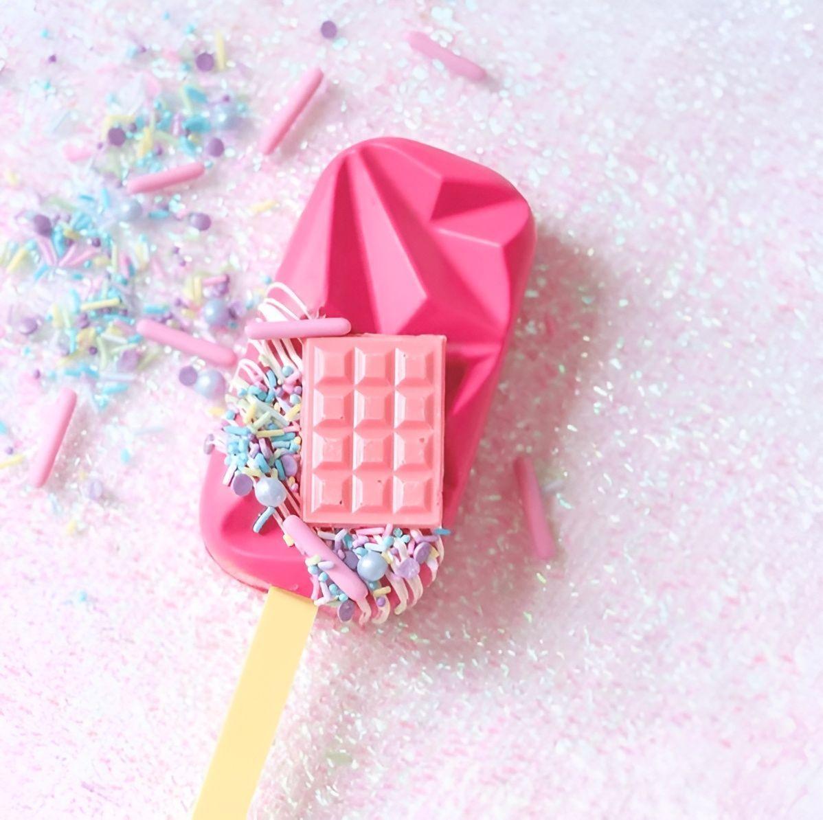 Moldes Para Helados Paletas Molde Helado Silicona Molde 108-4