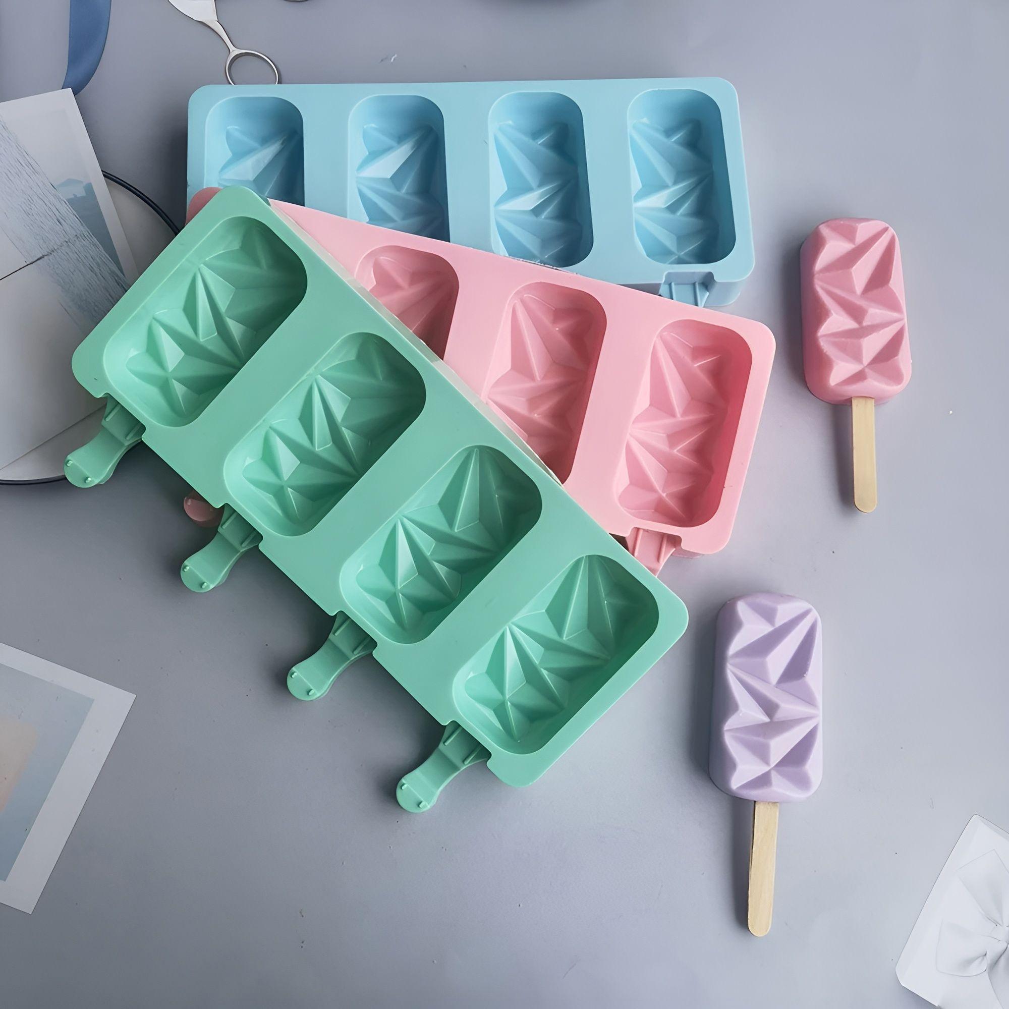 Moldes Para Helados Paletas Molde Helado Silicona Molde 108-6