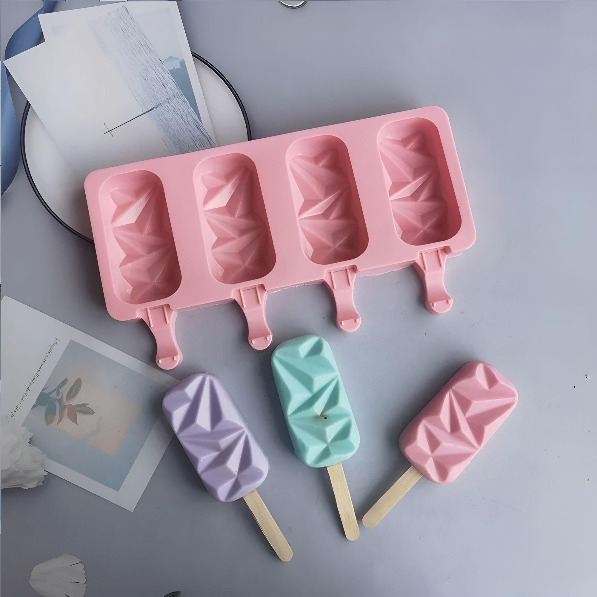 Moldes Para Helados Paletas Molde Helado Silicona Molde 108-7
