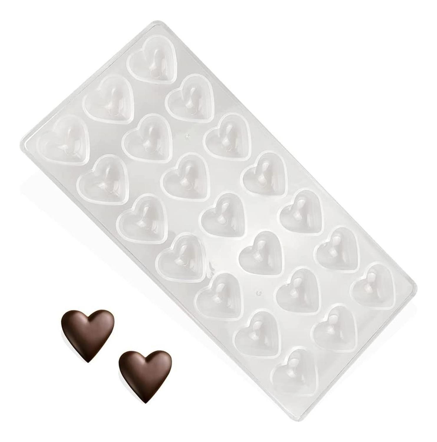 Molde Chocolate Acrilico Molde De Chocolate Molde De Corazón-0
