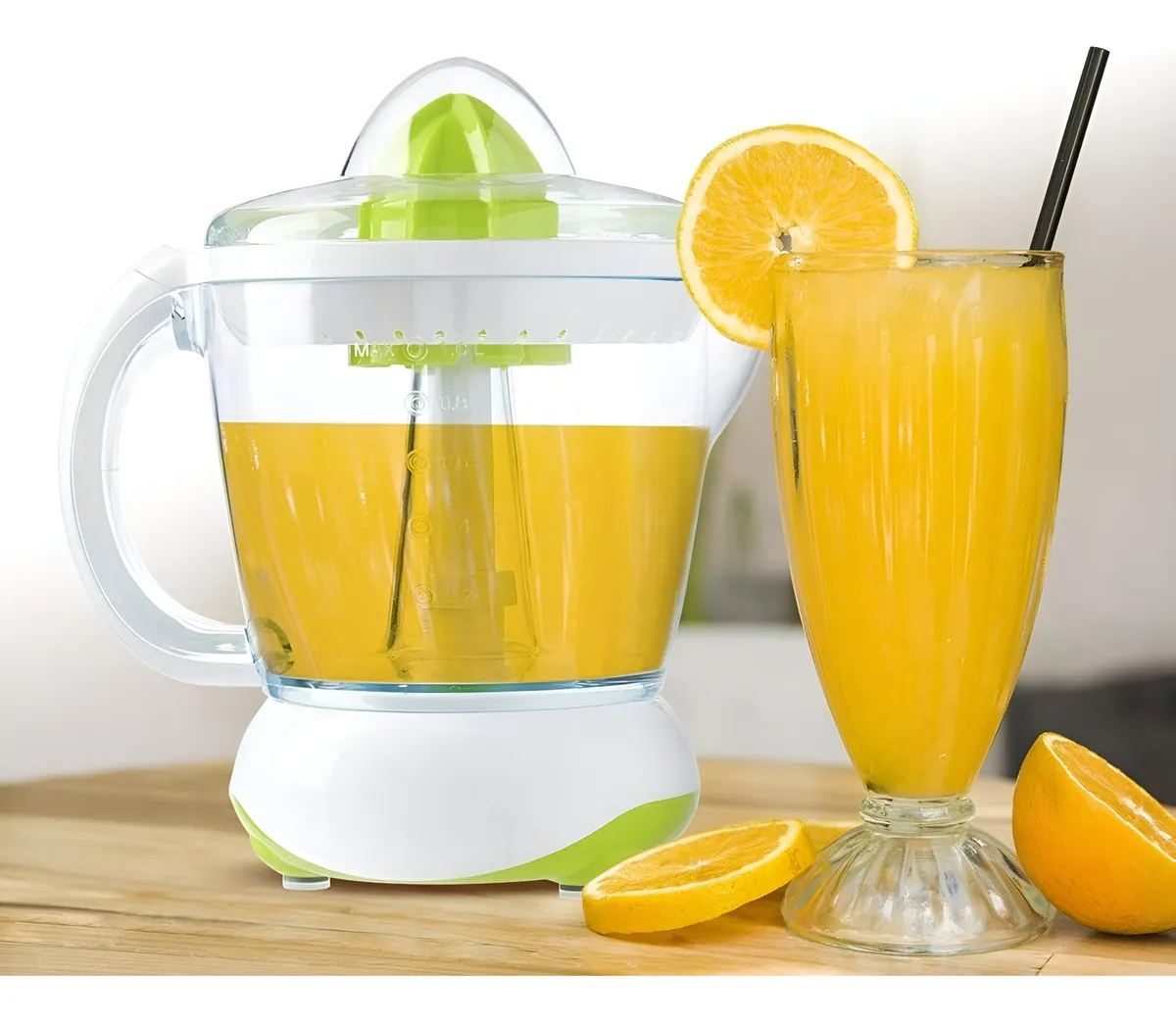 Saca Jugos Exprimidor De Jugo Sacajugos Electricos 700ml Verde-5