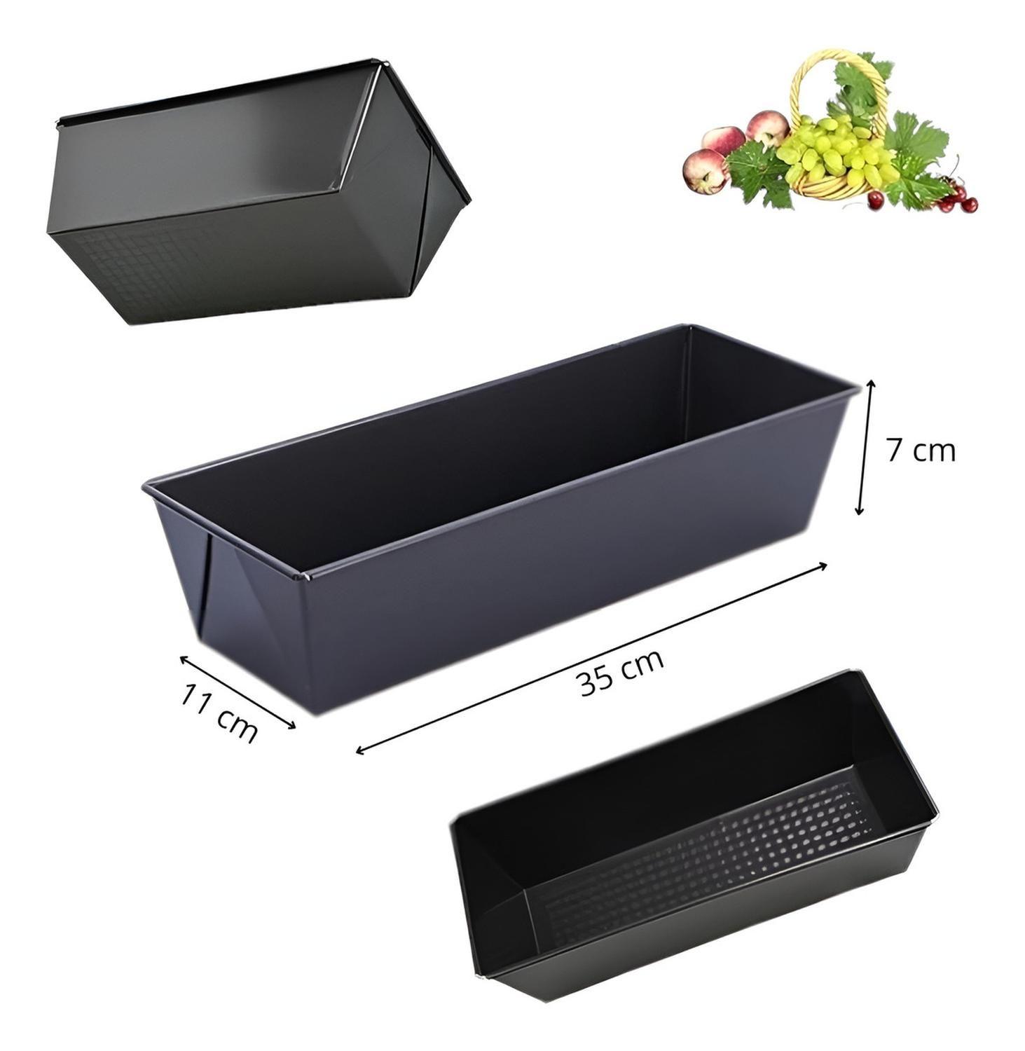 Molde Pan Molde Para Pan De Molde Rectangular Queque 35cm-2