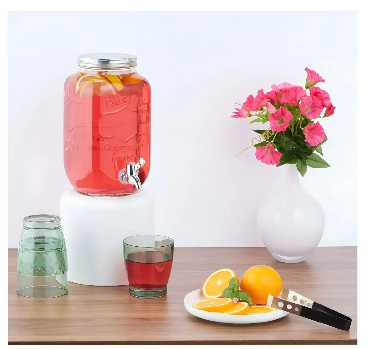 Dispensador De Agua Jarro De Bebidas Barril Sobremesa 4l-4