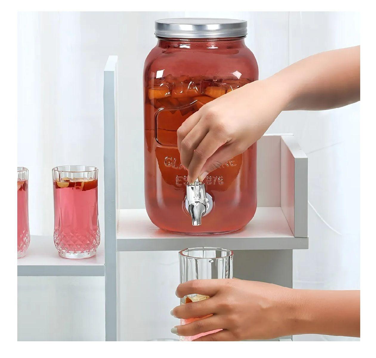 Dispensador De Agua Jarro De Bebidas Barril Sobremesa 4l-6