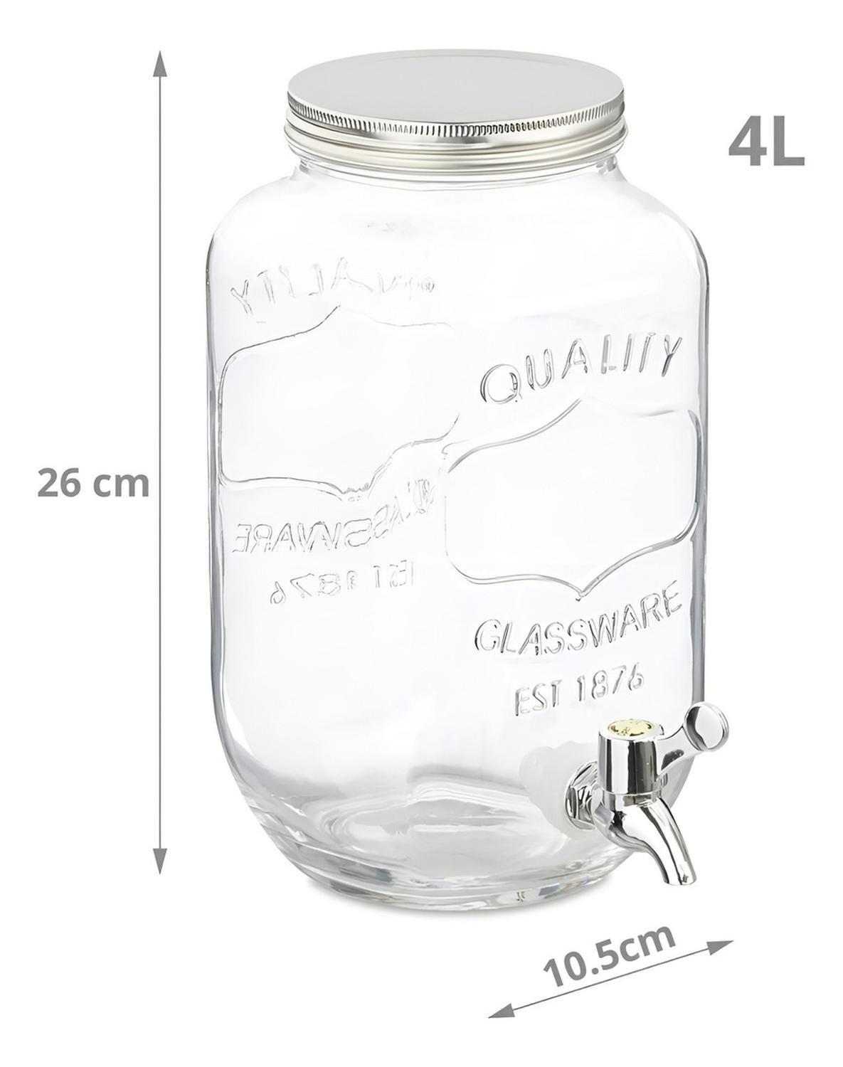 Dispensador De Agua Jarro De Bebidas Barril Sobremesa 4l-2