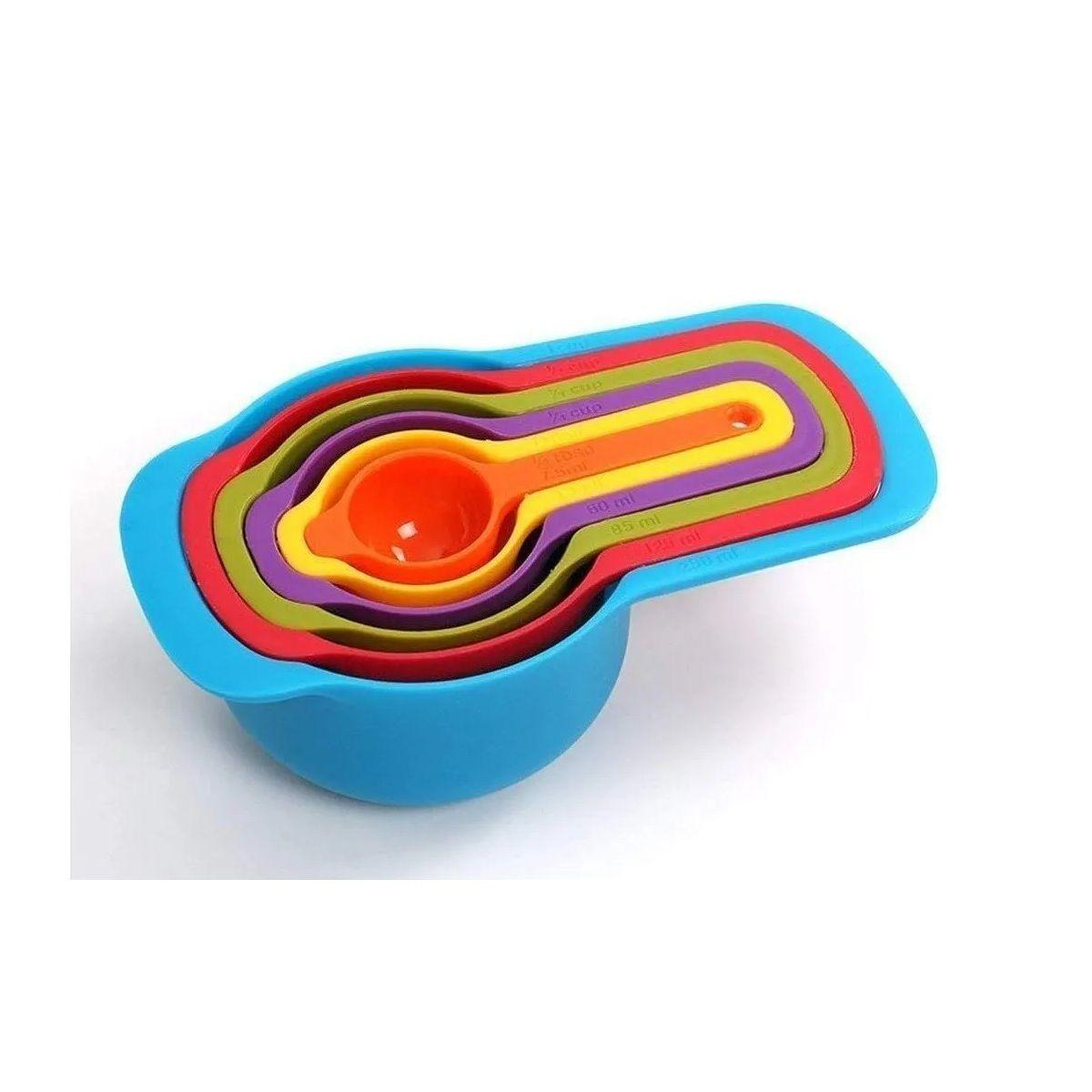 Cucharas Tazas Medidoras Cucharas Medidoras Plastico Colores-4