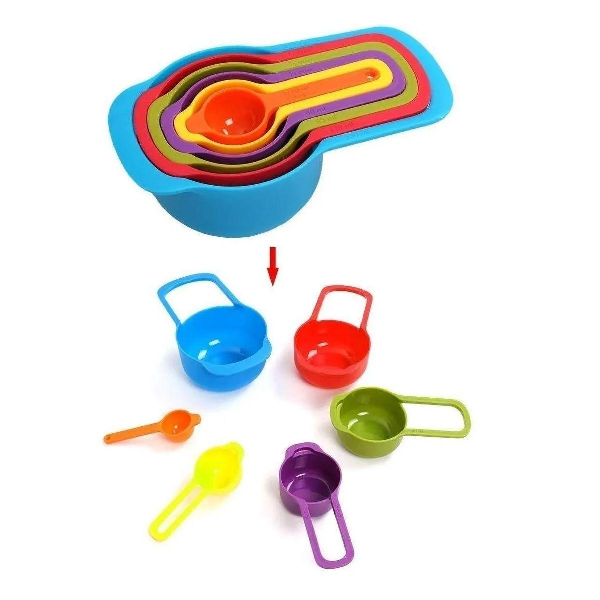 Cucharas Tazas Medidoras Cucharas Medidoras Plastico Colores-5