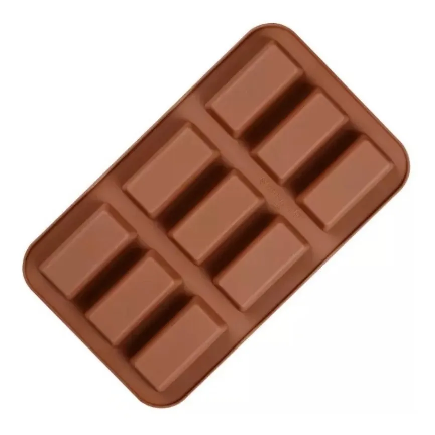 4 Moldes Silicona Chocolate Molde De Silicona Barra Cereal-2
