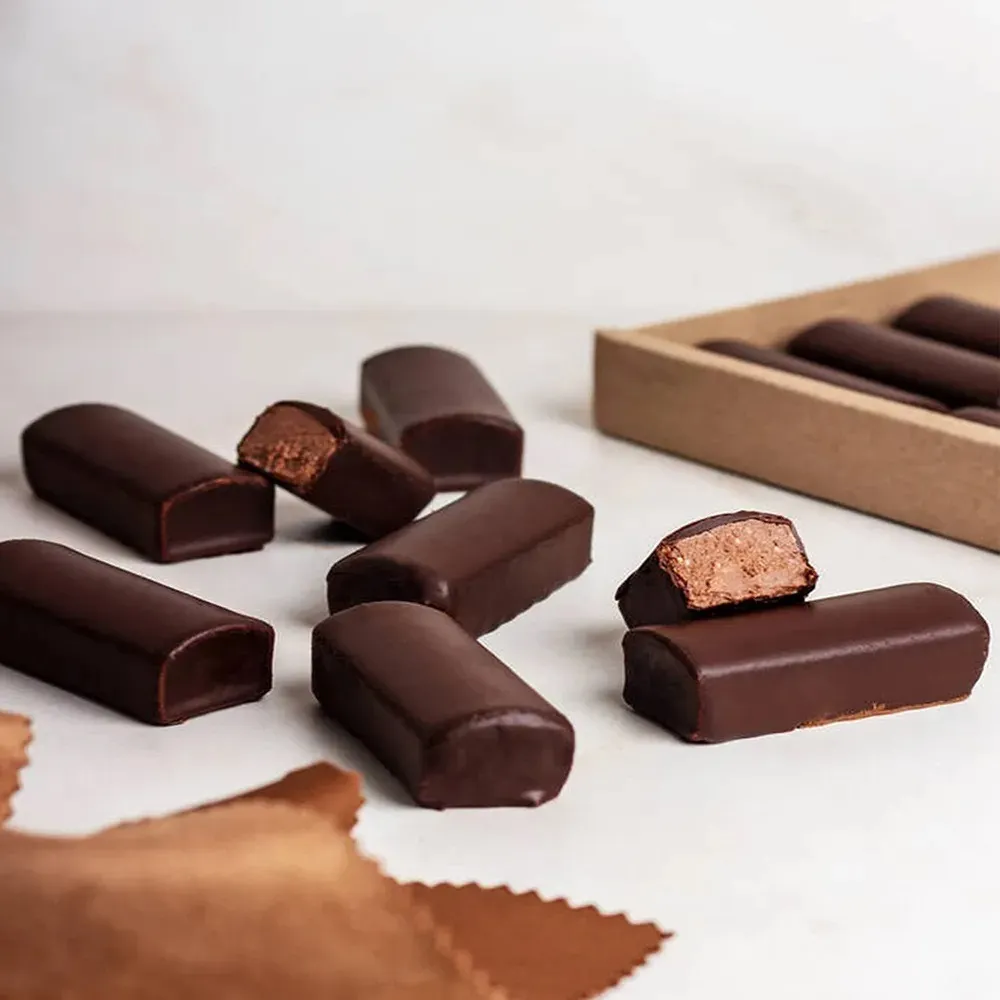 4 Moldes Silicona Chocolate Molde De Silicona Barra Cereal-5