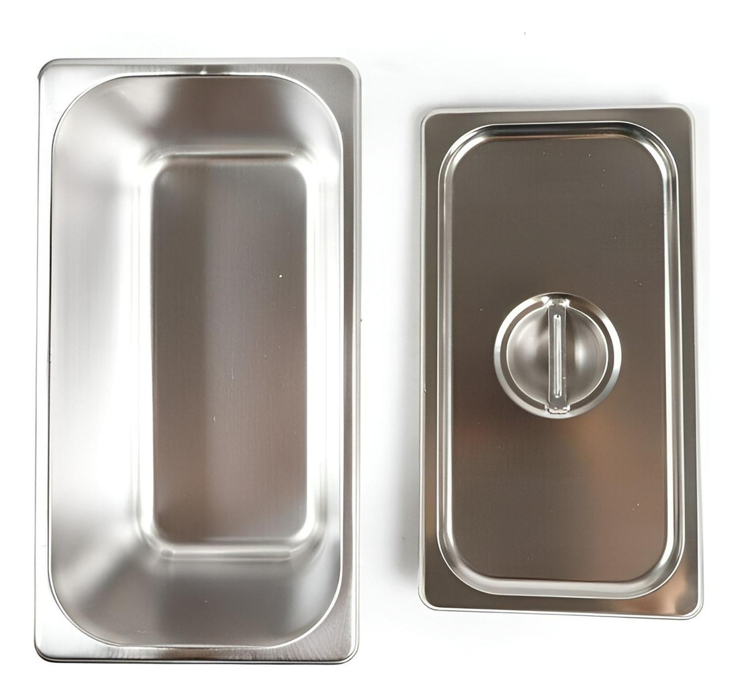 Chafer Electrico Buffet Baño Maria Bufetera 3 Depositos 5.5L-4