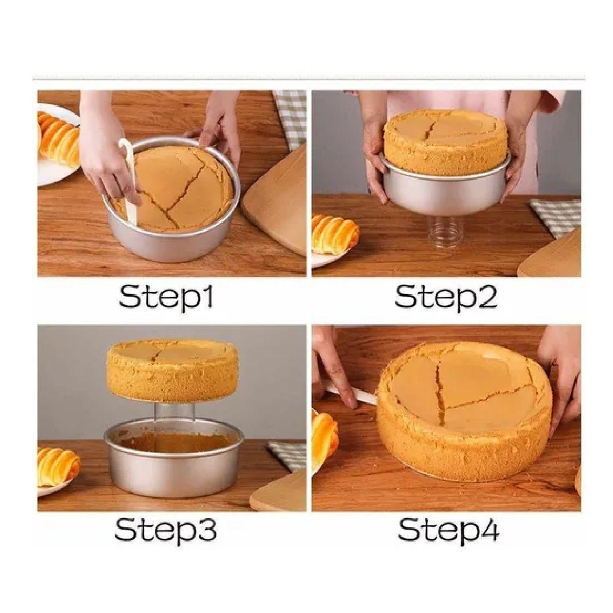 Moldes De Aluminio Para Tortas Molde Desmontable Molde 28cm-3