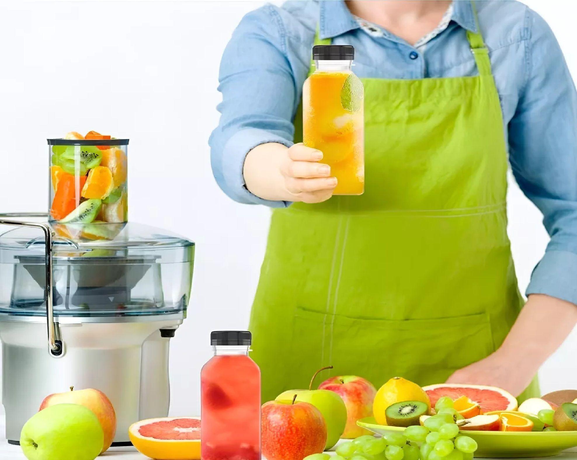 24 Botellas Pet Transparente Botellas Plastico 300ml Botella Con Tapa Botellas Plásticas Para Jugos-5