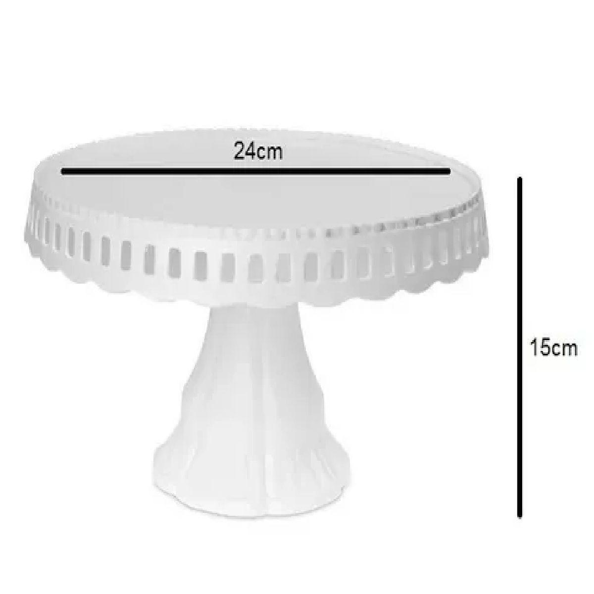 Base De Torta Base Torta Base Plato Porta Torta24 Cm blanca-2