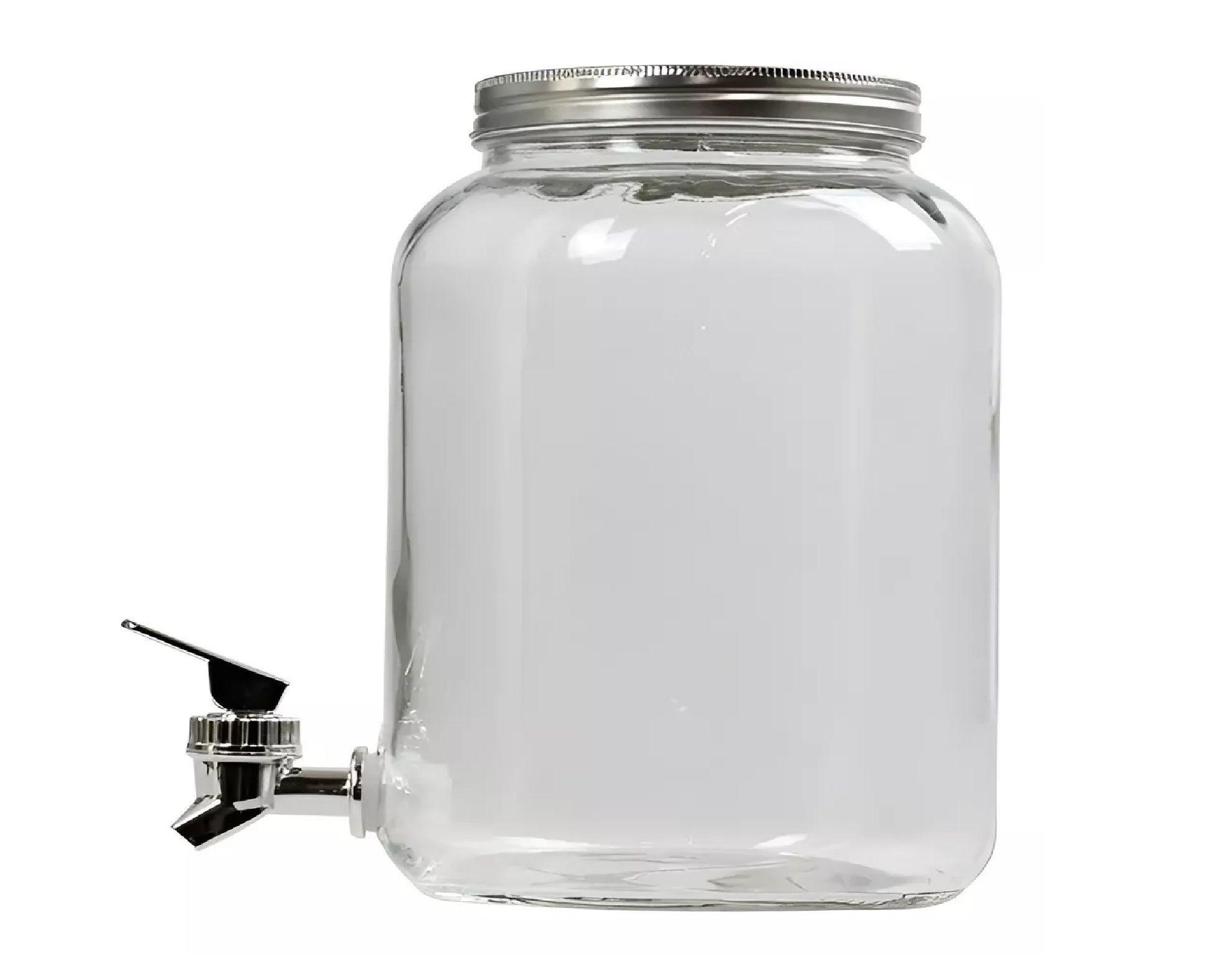 Jarro De Vidrio Dispensador De Bebidas Jarro Para Jugos 6l-0