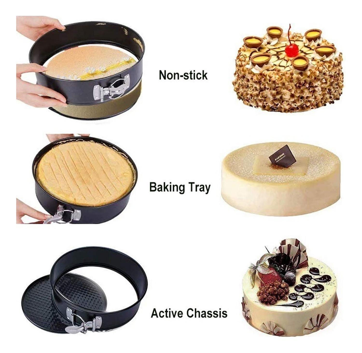 Molde Torta Moldes Queque Moldes Desmontables Mini Redondo-8