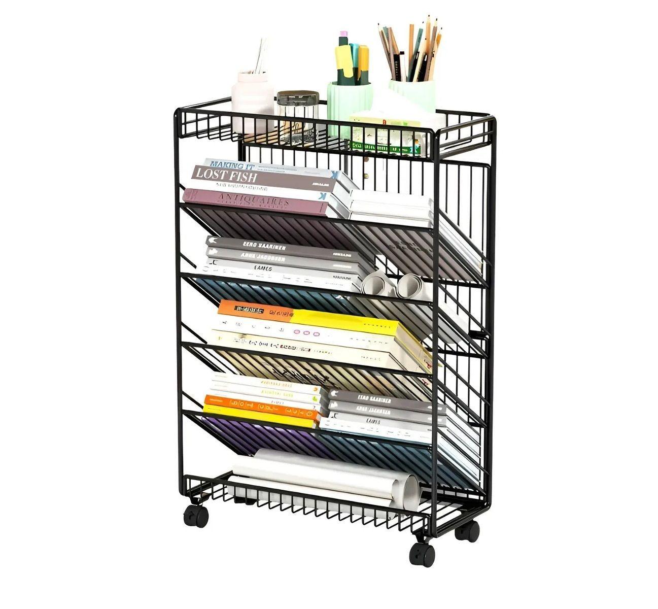 Organizador De Escritorio Apoya Libros Librero Sujetalibros-0