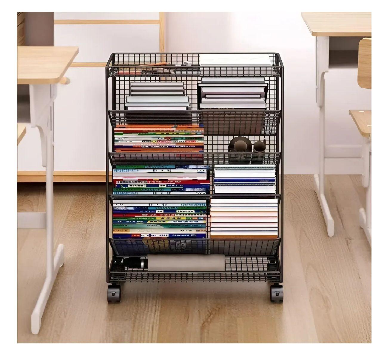Organizador De Escritorio Apoya Libros Librero Sujetalibros-1