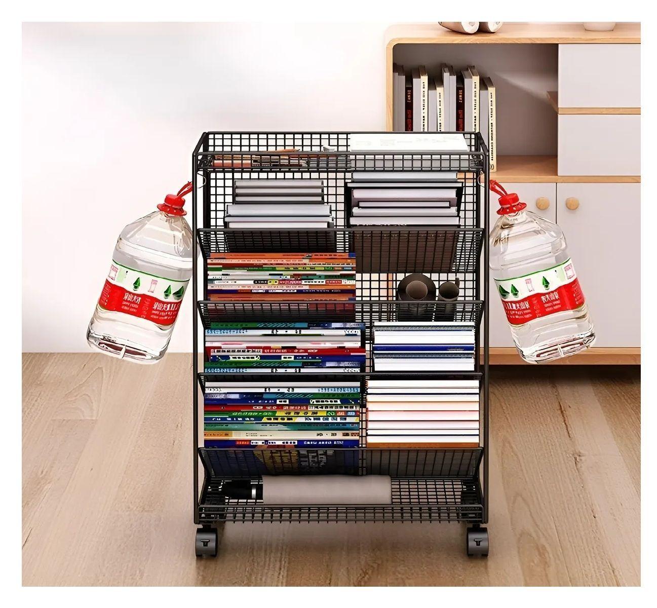Organizador De Escritorio Apoya Libros Librero Sujetalibros-4