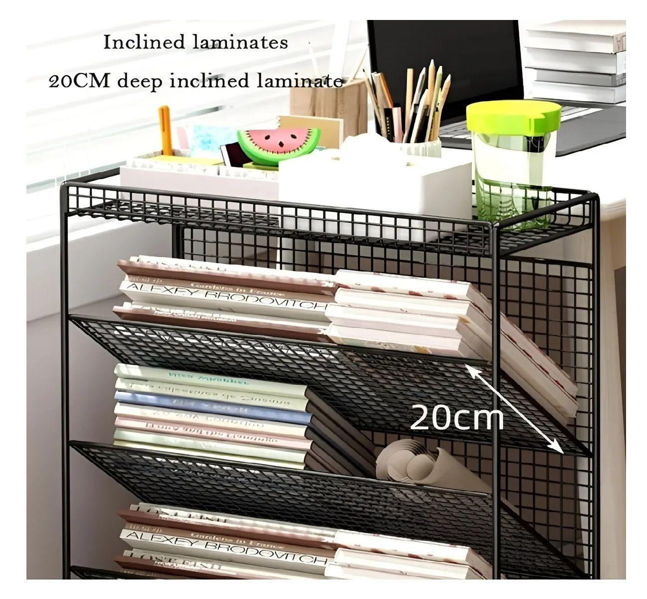 Organizador De Escritorio Apoya Libros Librero Sujetalibros-7