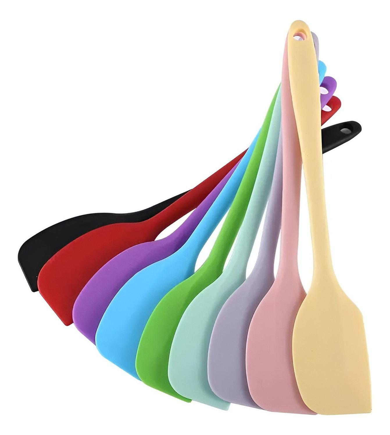 4 Espatula Silicona Mezquino Silicona Espatula Reposteria Multicolor / Mezquino Silicona-9