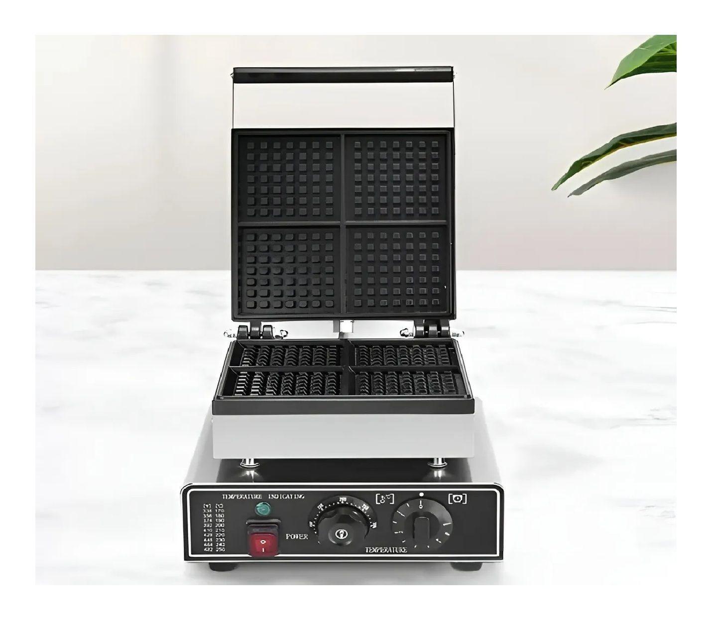 Wafflera Maquina De Waffles Waflera Industrial Wafleras 4cav-3