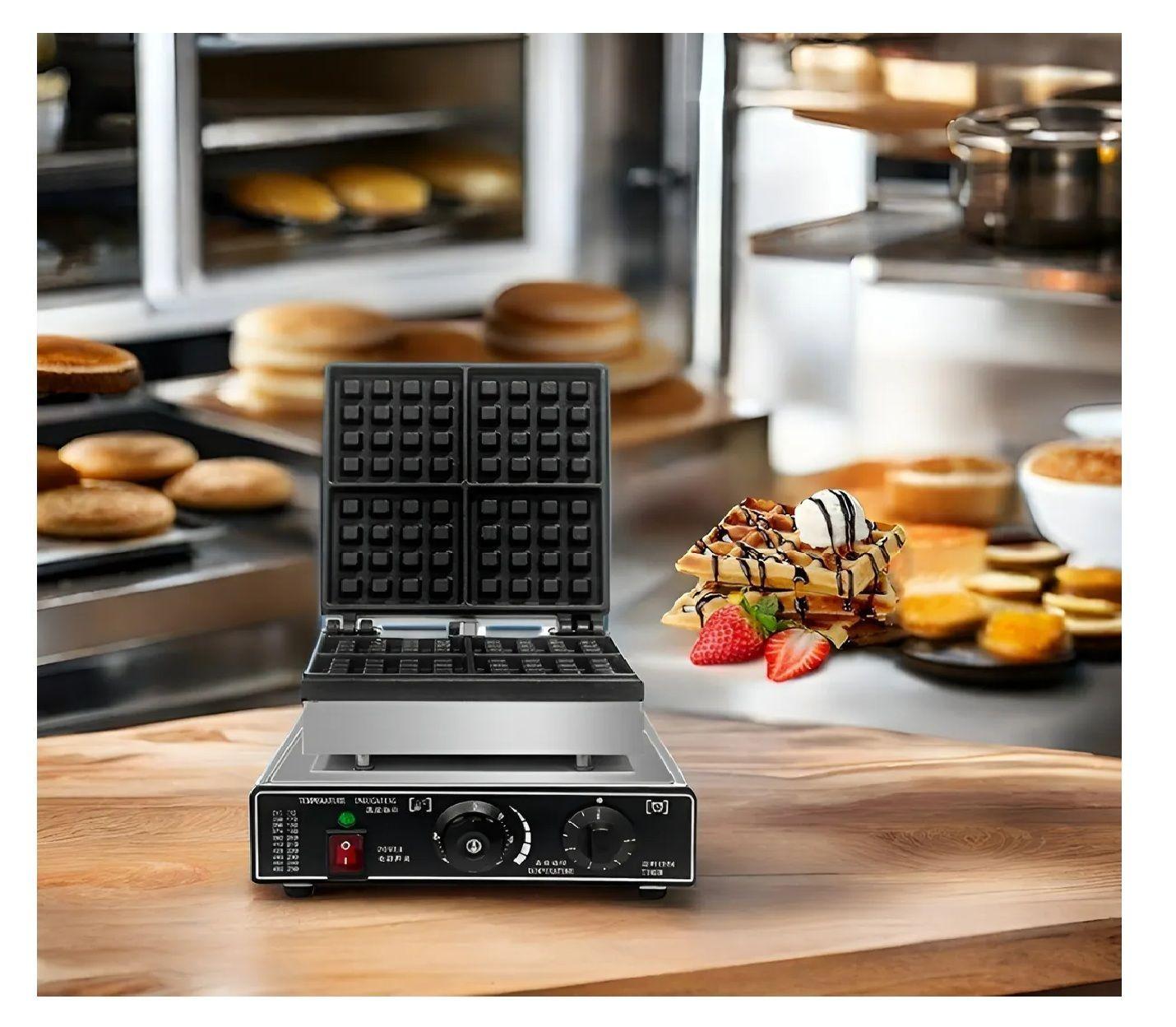 Wafflera Maquina De Waffles Waflera Industrial Wafleras 4cav-5