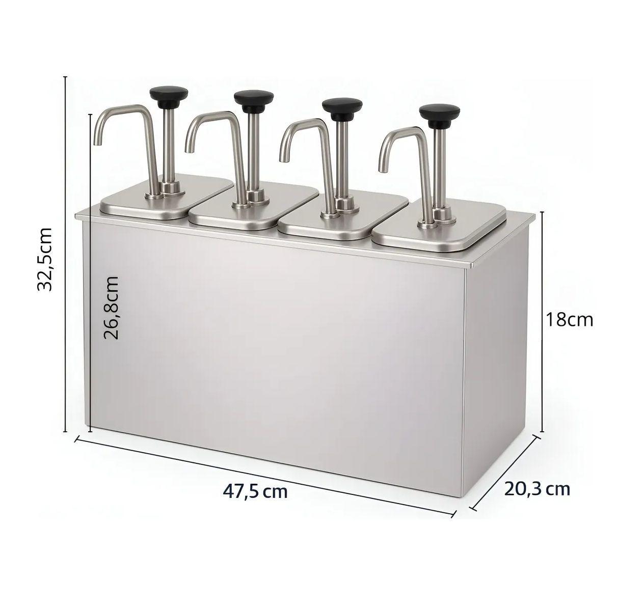 Dispensador De Salsa Dispensador Bomba Dosificador Salsa 8l-2