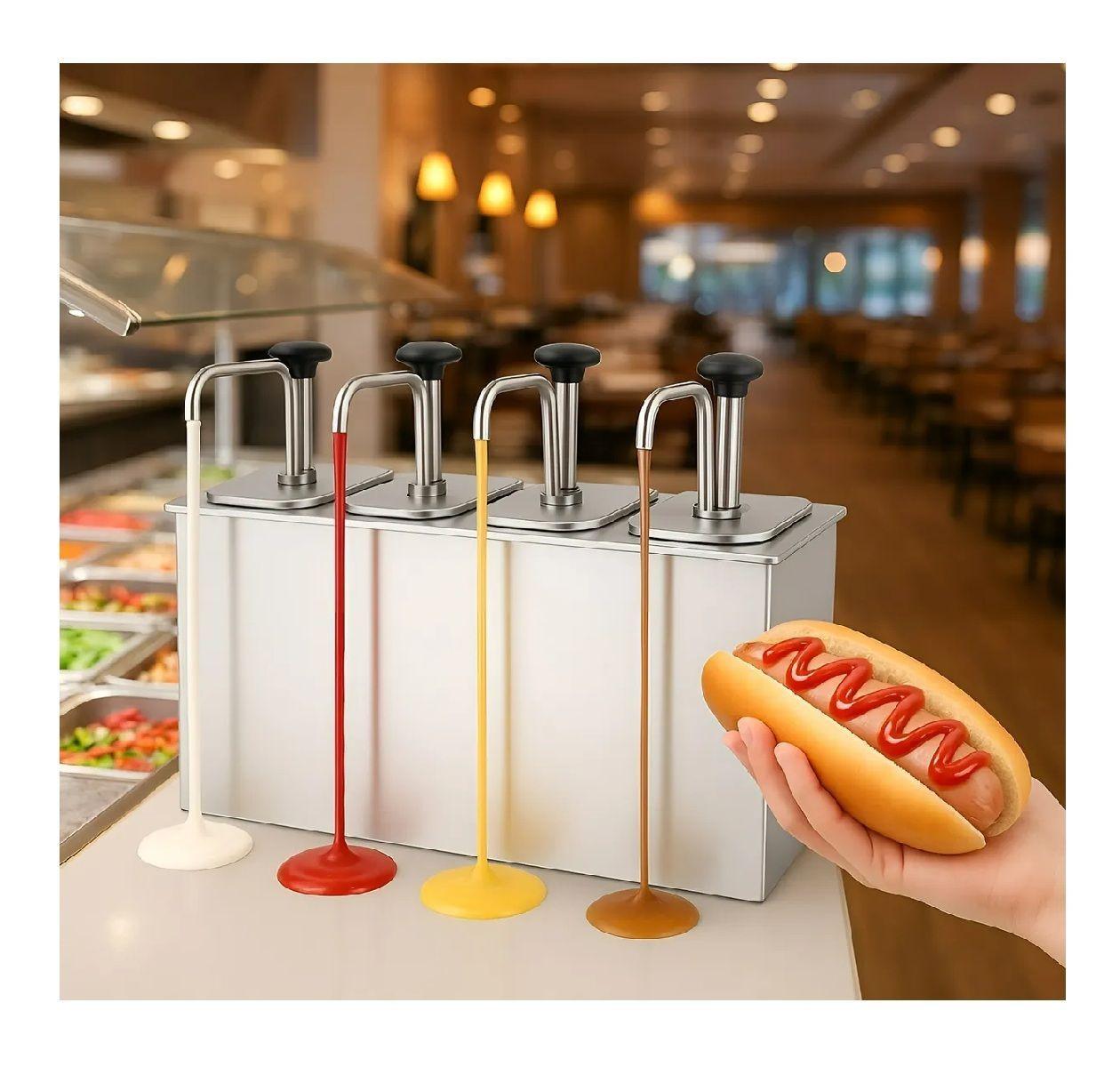 Dispensador De Salsa Dispensador Bomba Dosificador Salsa 8l-3