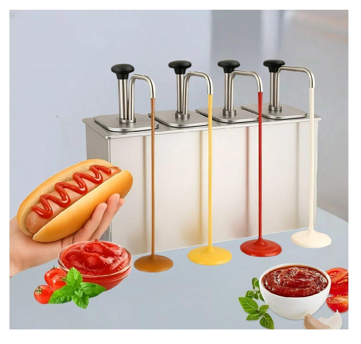 Dispensador De Salsa Dispensador Bomba Dosificador Salsa 8l-4
