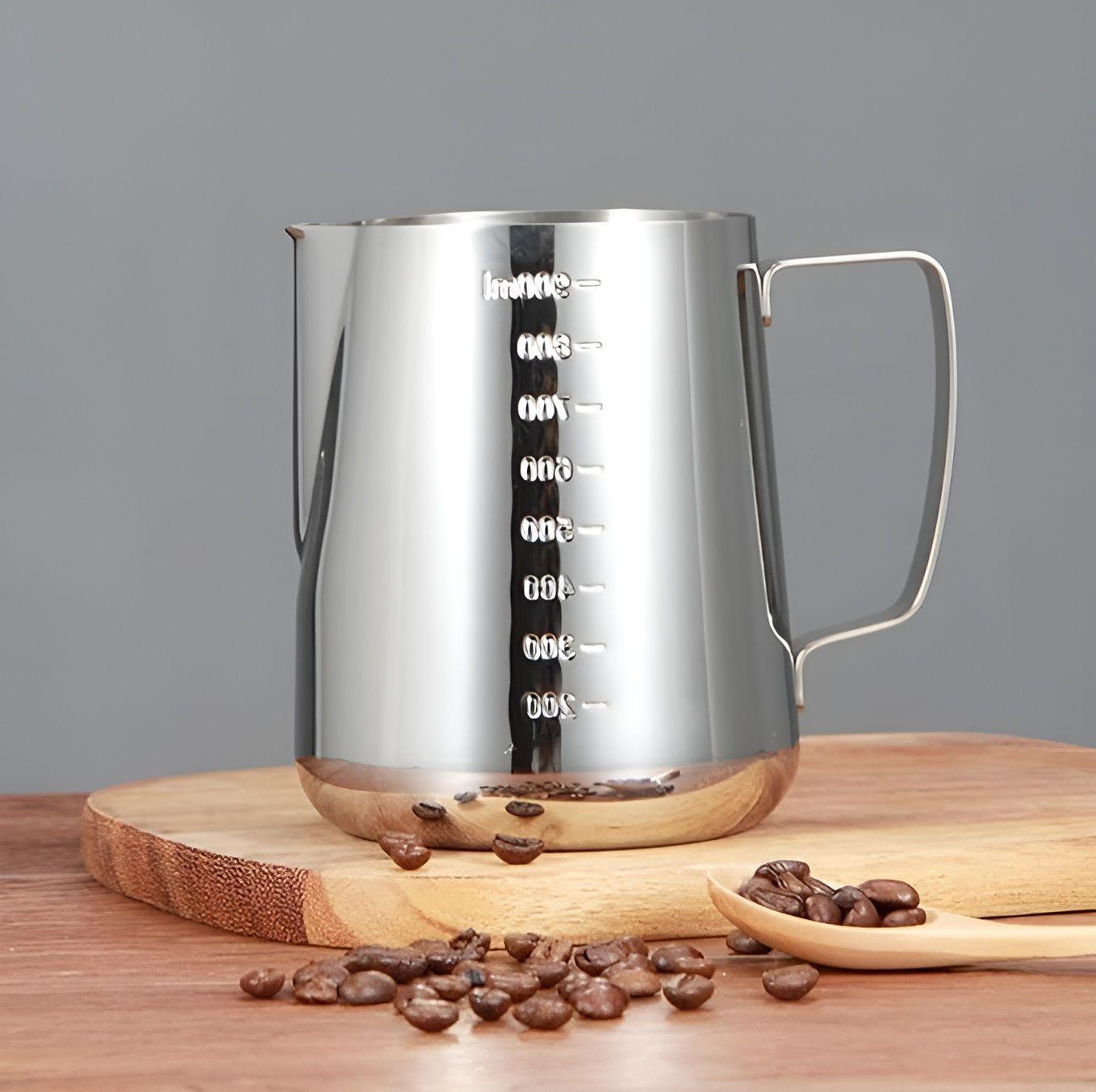 Lechero Barista Jarra Leche Acero Espumador De Leche 900ml-7